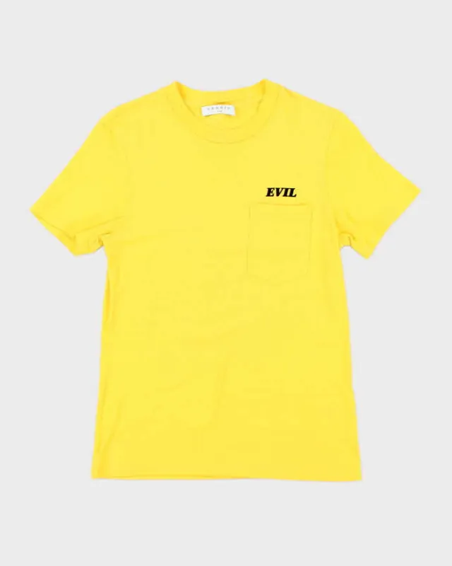 Vintage Sandro Paris Evil Printed Pocket T-Shirt - XS sold by Rokit