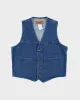 Vintage Wrangler Denim Waistcoat - L sold by Rokit