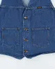 Vintage Wrangler Denim Waistcoat - L sold by Rokit