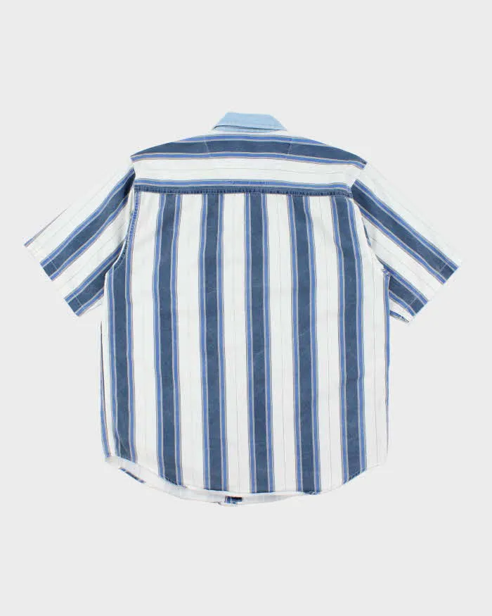 Vintage 90's Disney Embroidered Striped Short Sleeve Shirt - M sold by Rokit product image thumbnail 2