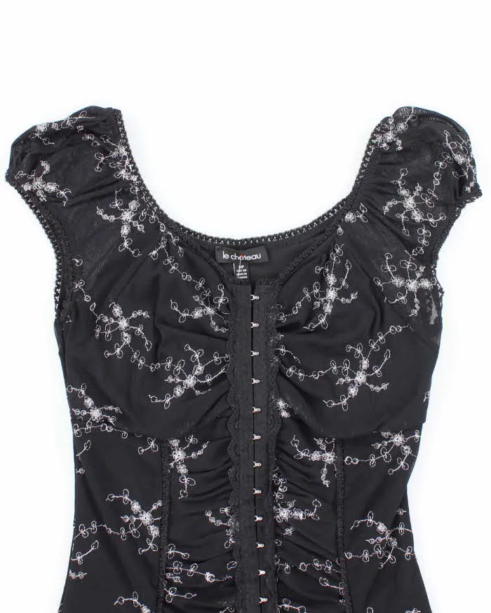 Vintage Y2k 00s Le chateau Floral Clasp Top - S sold by Rokit product image thumbnail 3