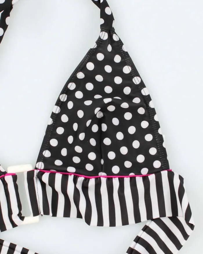 Vintage Y2k 00s Polka Dot & Stripe Bikini Top - S sold by Rokit product image thumbnail 3