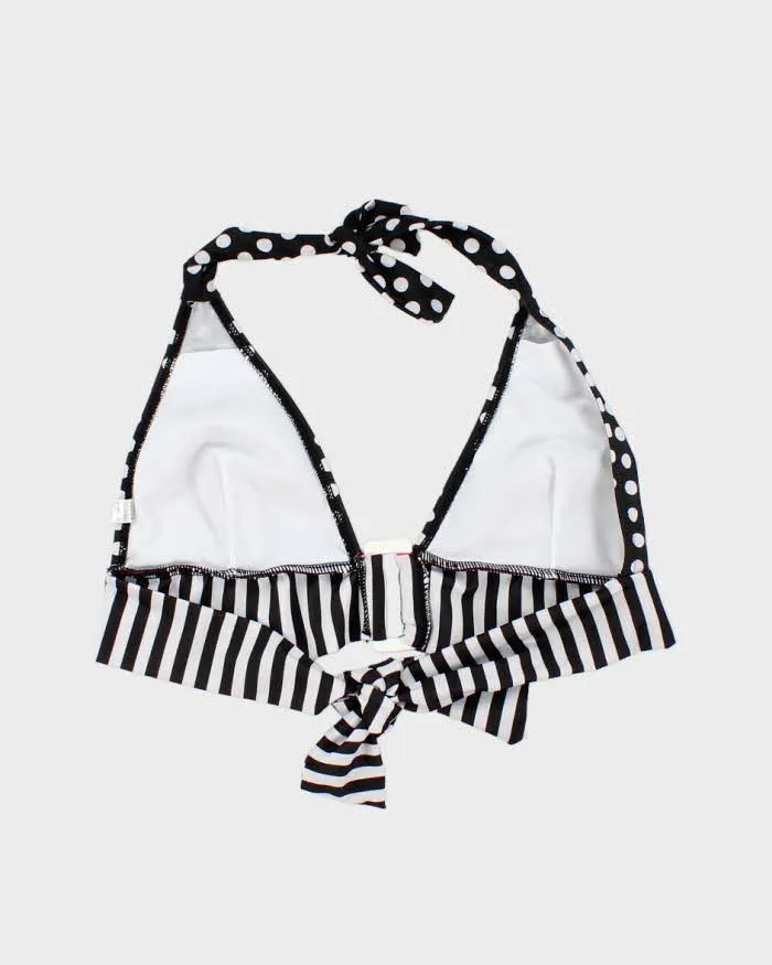 Vintage Y2k 00s Polka Dot & Stripe Bikini Top - S sold by Rokit product image thumbnail 2