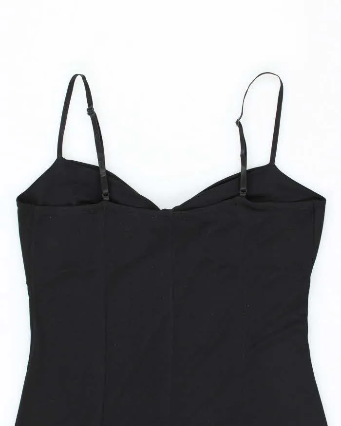 Vintage 90s Sinequanone Black Slinky Dress - S sold by Rokit product image thumbnail 4