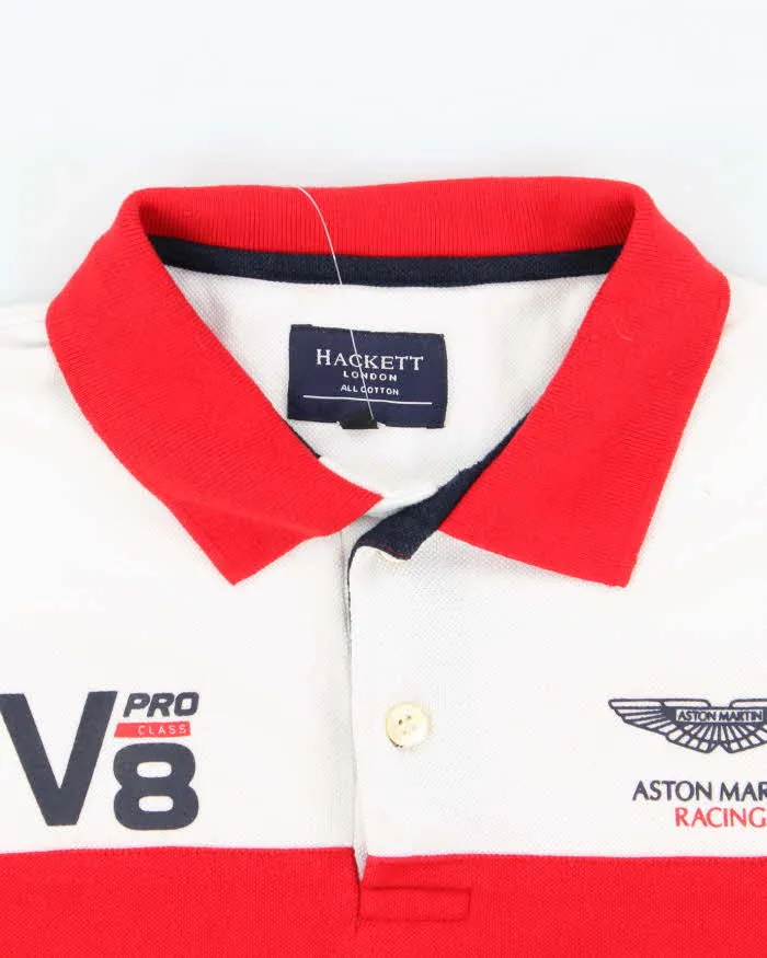 Vintage 2000's Hackett Aston Martin Embroidered Polo Shirt - XXL sold by Rokit product image thumbnail 5