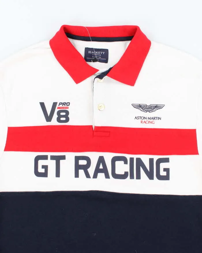 Vintage 2000's Hackett Aston Martin Embroidered Polo Shirt - XXL sold by Rokit product image thumbnail 3