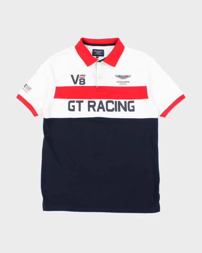 Vintage 2000's Hackett Aston Martin Embroidered Polo Shirt - XXL sold by Rokit