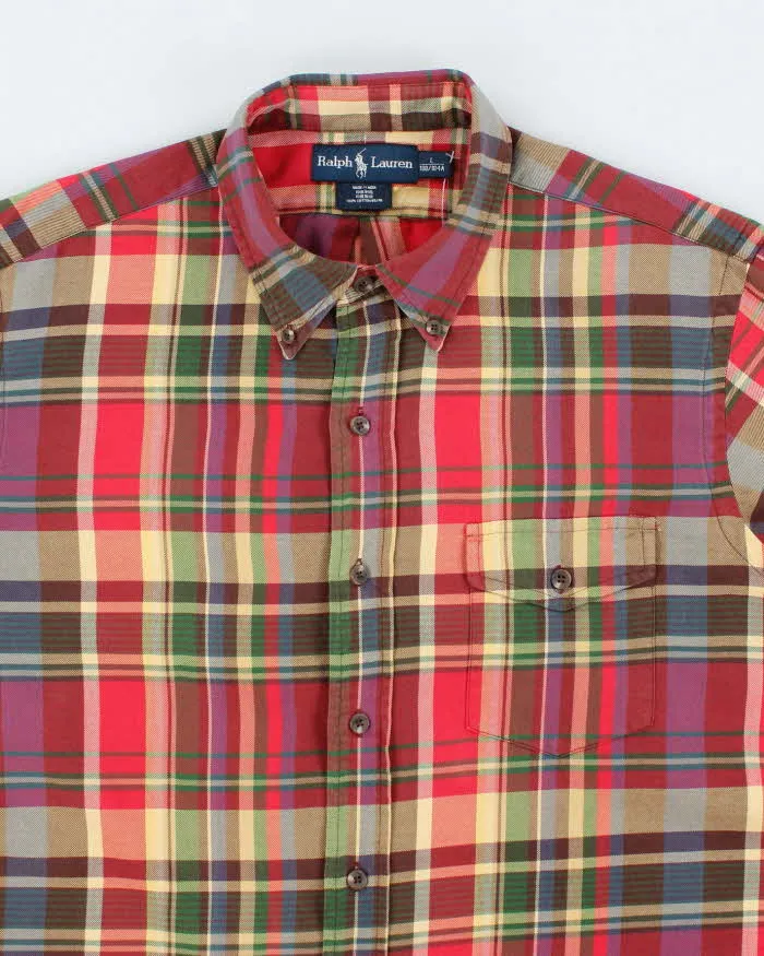 Vintage Ralph Lauren Check Long Sleeve Shirt - L sold by Rokit product image thumbnail 3
