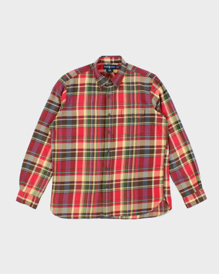 Vintage Ralph Lauren Check Long Sleeve Shirt - L sold by Rokit