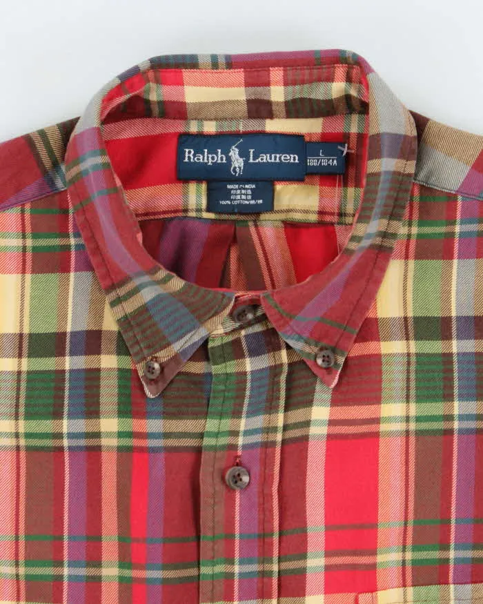 Vintage Ralph Lauren Check Long Sleeve Shirt - L sold by Rokit product image thumbnail 5