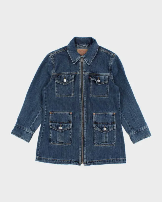 Vintage 00s Levi's Zip-up Denim Jacket - M sold by Rokit