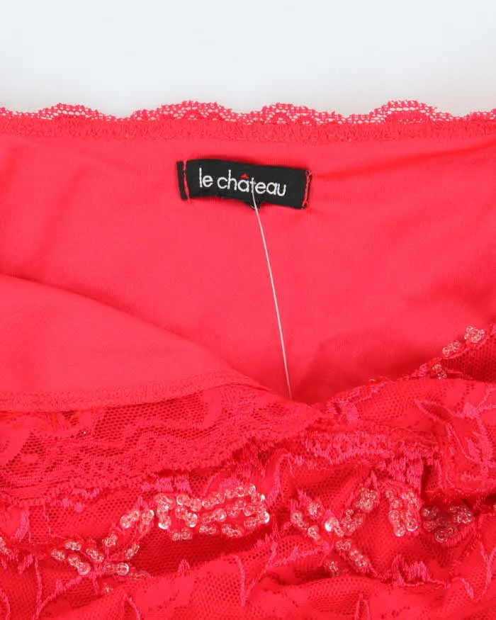 Vintage Y2k 00s Le Chateau Lace Beaded Cami - S sold by Rokit product image thumbnail 5