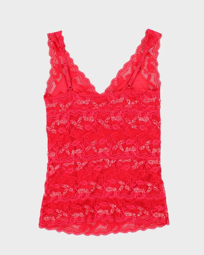 Vintage Y2k 00s Le Chateau Lace Beaded Cami - S sold by Rokit product image thumbnail 2