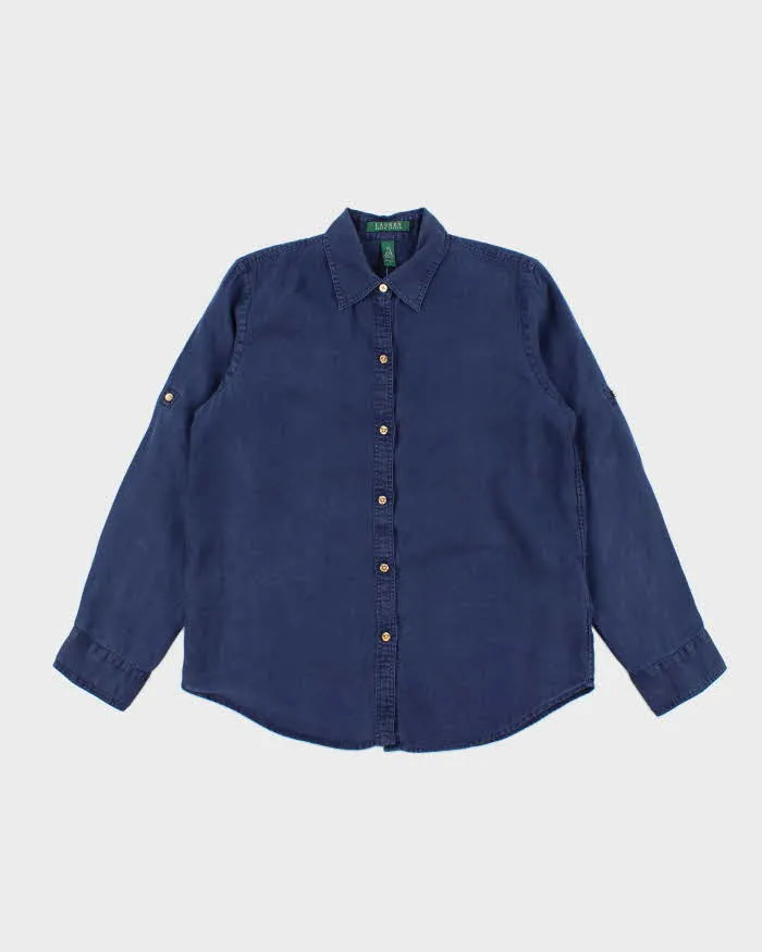 Vintage Lauren by Ralph Lauren Button Up Long Sleeve Shirt - M sold by Rokit