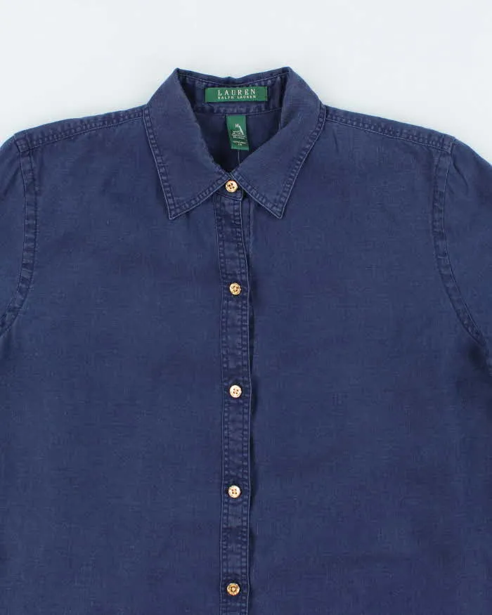 Vintage Lauren by Ralph Lauren Button Up Long Sleeve Shirt - M sold by Rokit product image thumbnail 3