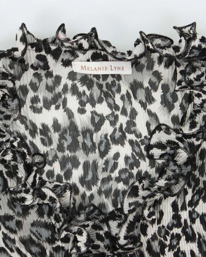 Vintage Y2k 00s Melanie Lyne Leopard Print Sheer Blouse - M sold by Rokit product image thumbnail 5