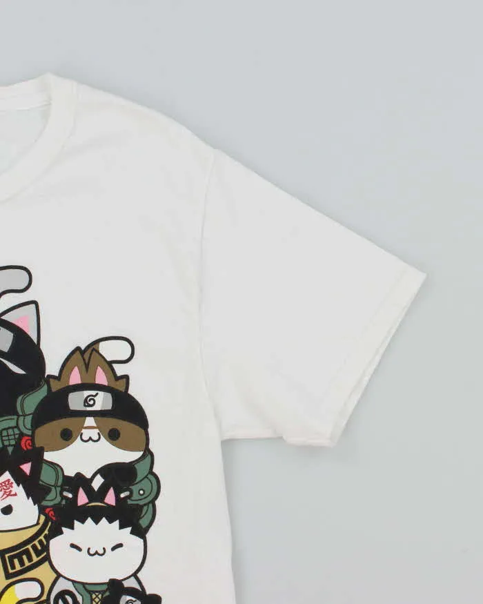 Vintage Naurto Cat Characters Graphic T-Shirt - S sold by Rokit product image thumbnail 4