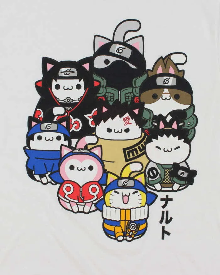 Vintage Naurto Cat Characters Graphic T-Shirt - S sold by Rokit product image thumbnail 3