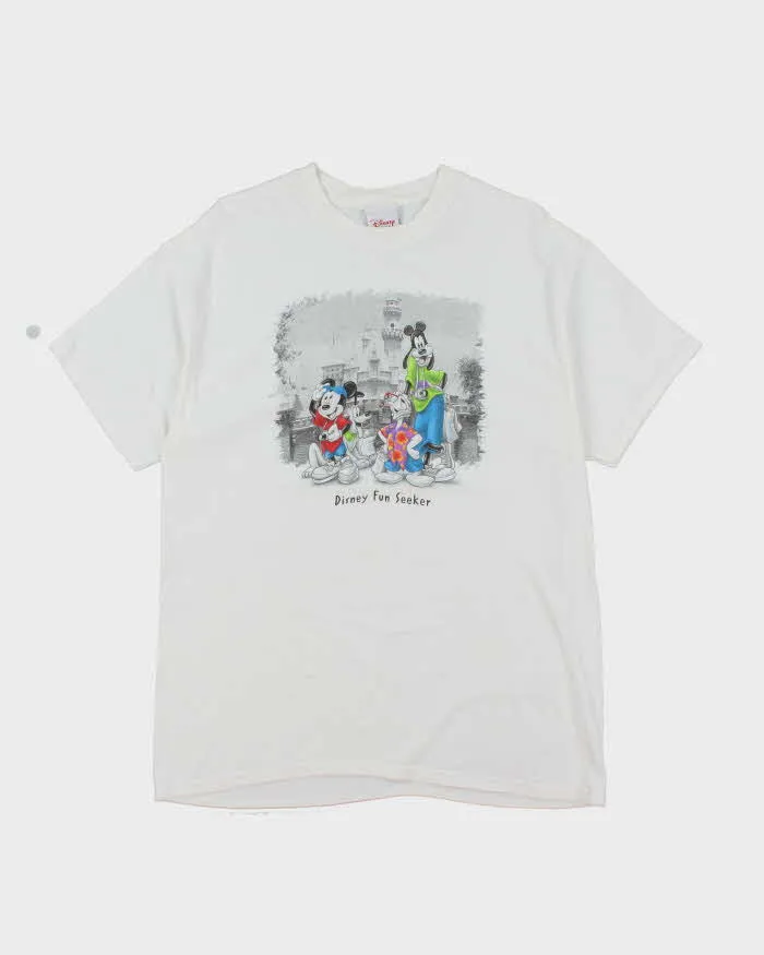 Vintage 90's Disney Fun Seeker Graphic T-Shirt - L sold by Rokit