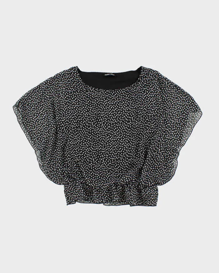 Vintage Y2k 00s Frankie & Missy Polka Dot Batwing Top - L sold by Rokit