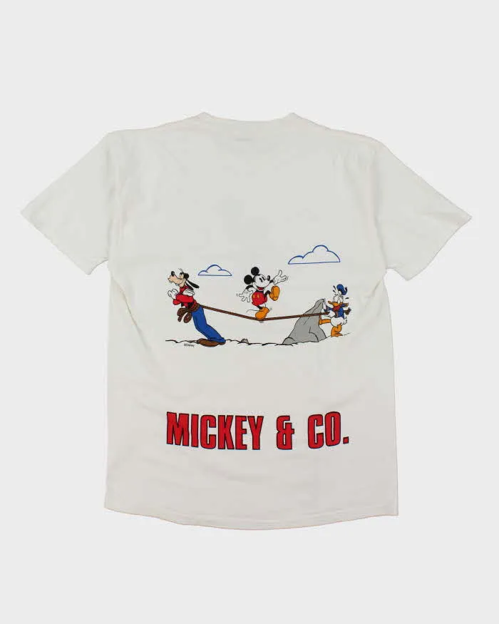 Vintage 90's Disney Mickey Mouse Tight Rope Graphic T-Shirt - XL sold by Rokit product image thumbnail 2