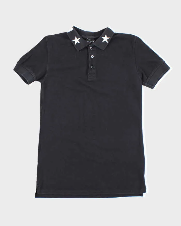 Vintage Y2K Givenchy Embroidered Collar Polo Shirt - S sold by Rokit