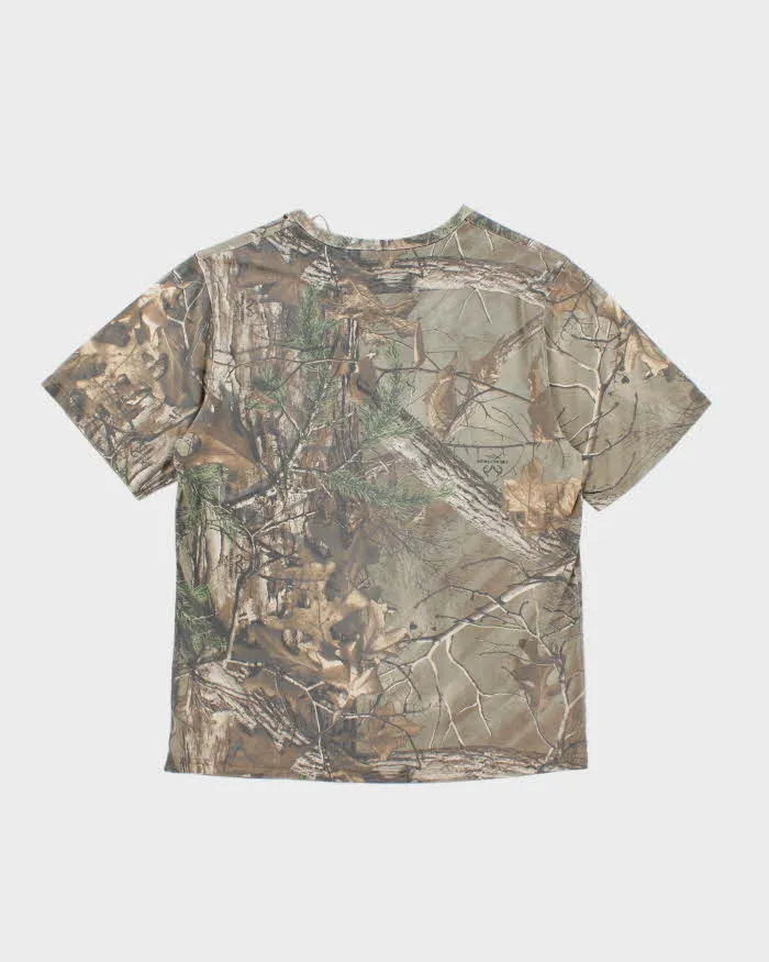 Vintage Y2K Real Tree Camouflage Pocket T-Shirt - M sold by Rokit product image thumbnail 3