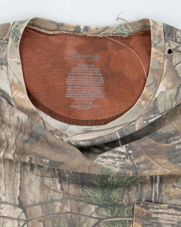 Vintage Y2K Real Tree Camouflage Pocket T-Shirt - M sold by Rokit product image thumbnail 5