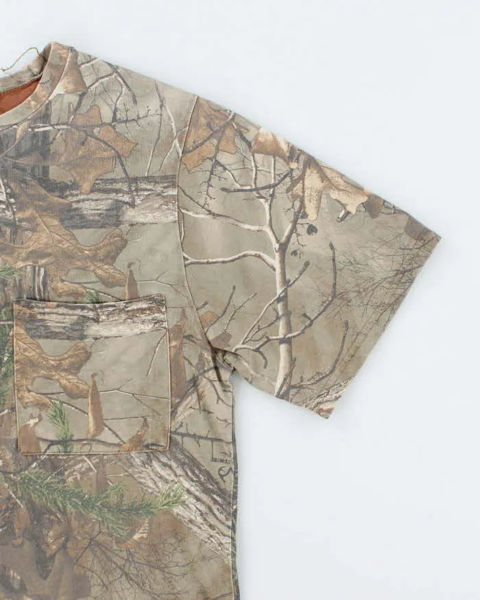 Vintage Y2K Real Tree Camouflage Pocket T-Shirt - M sold by Rokit product image thumbnail 4