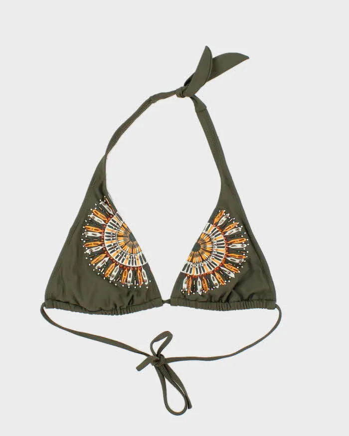 Vintage Y2k 00s Body Glove Beaded Bikini Top - XS sold by Rokit