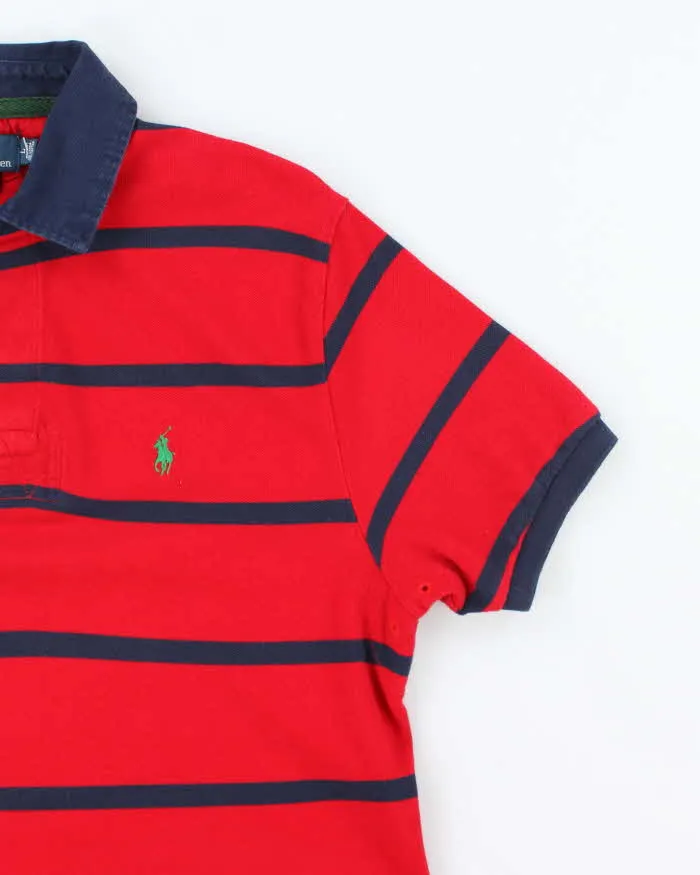 Vintage 2000's Ralph Lauren Striped Polo Shirt - L sold by Rokit product image thumbnail 4