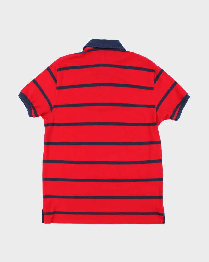 Vintage 2000's Ralph Lauren Striped Polo Shirt - L sold by Rokit product image thumbnail 2
