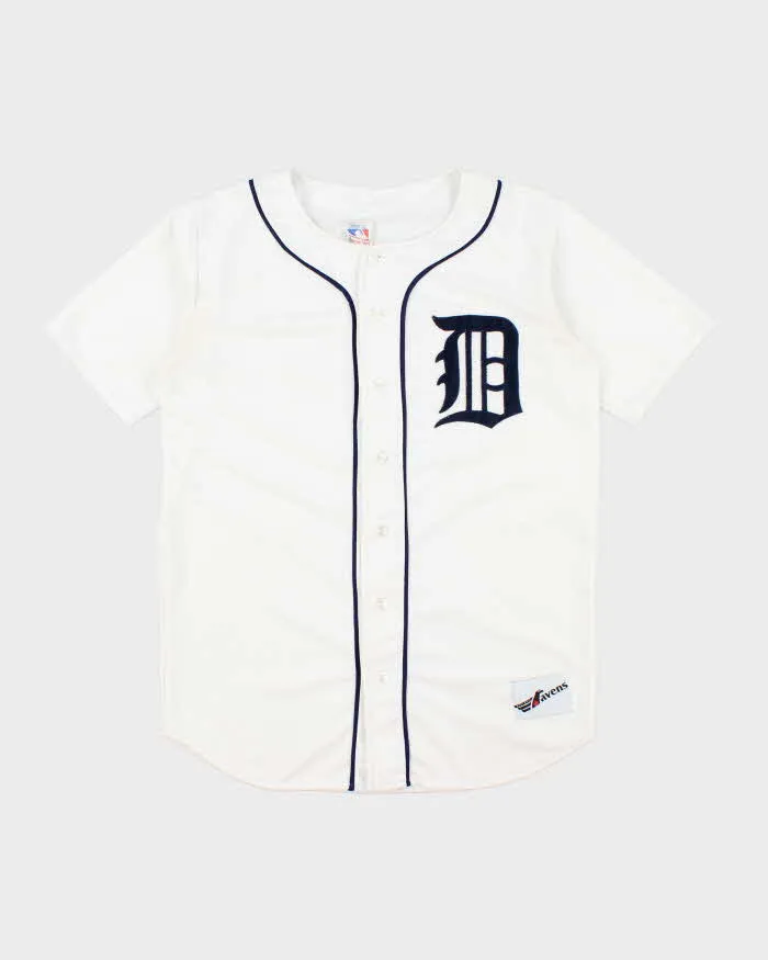 Vintage 90's Boston MLB Embroidered Patch Baseball Jersey - XL sold by Rokit