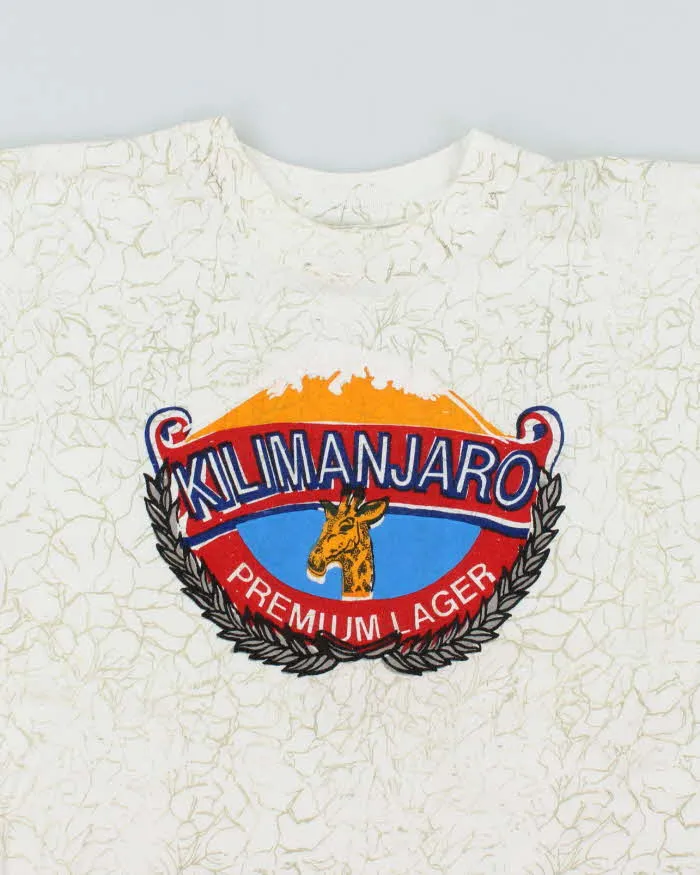 Vintage 90's Kilimanjaro Premium Lager Graphic T-Shirt - S sold by Rokit product image thumbnail 3
