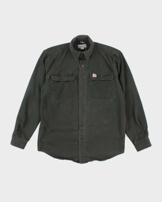 Vintage Carhartt Heavyweight Long Sleeve Shirt - S made by Carhartt