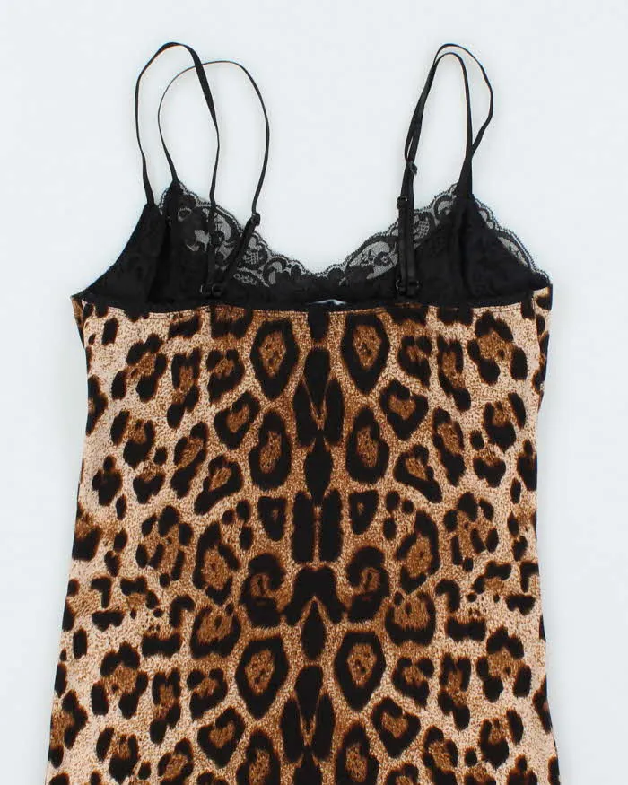 Vintage Y2k 00s Urban Behaviour Leopard Print Slip Dress - S sold by Rokit product image thumbnail 4