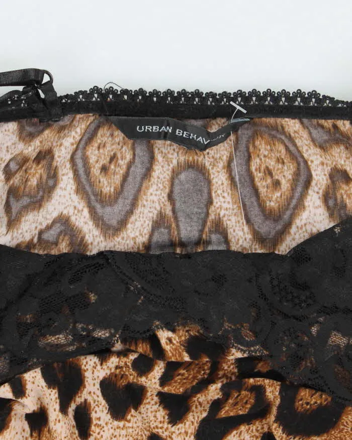 Vintage Y2k 00s Urban Behaviour Leopard Print Slip Dress - S sold by Rokit product image thumbnail 5