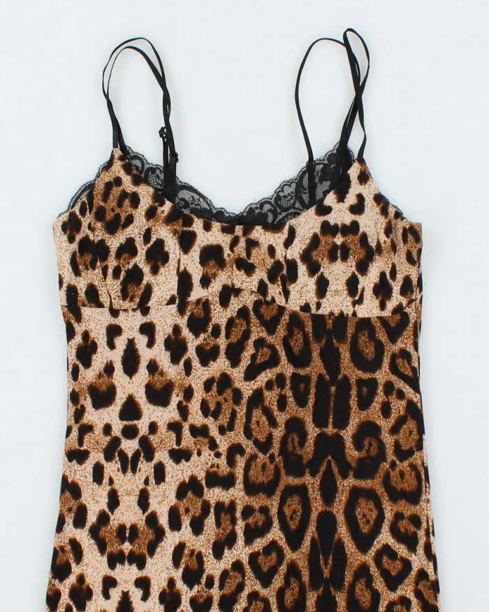 Vintage Y2k 00s Urban Behaviour Leopard Print Slip Dress - S sold by Rokit product image thumbnail 2