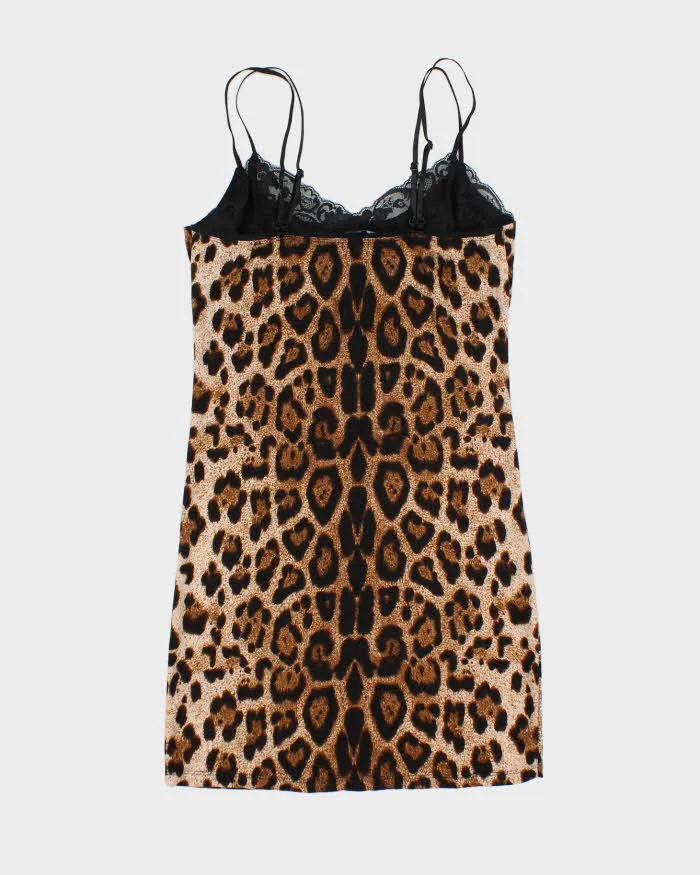 Vintage Y2k 00s Urban Behaviour Leopard Print Slip Dress - S sold by Rokit product image thumbnail 3