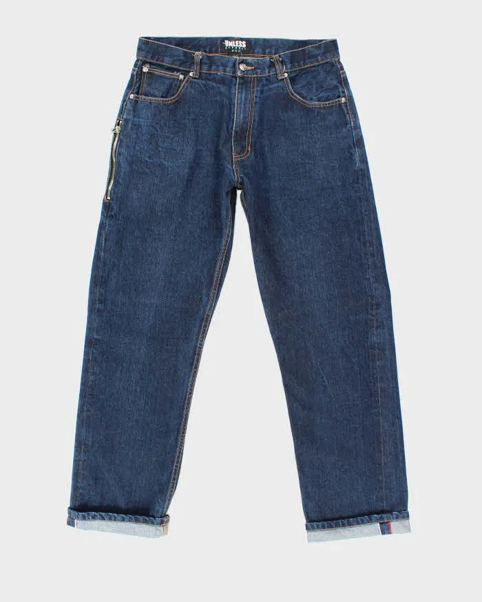 Vintage Unless Apparel Selvidge Denim Jeans - W32 L31 sold by Rokit