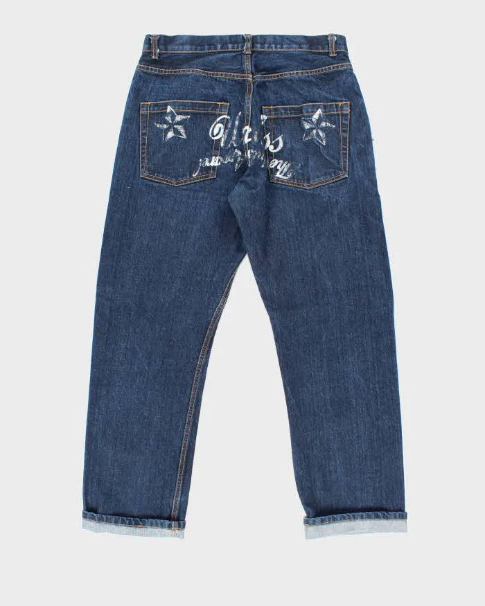 Vintage Unless Apparel Selvidge Denim Jeans - W32 L31 sold by Rokit product image thumbnail 2