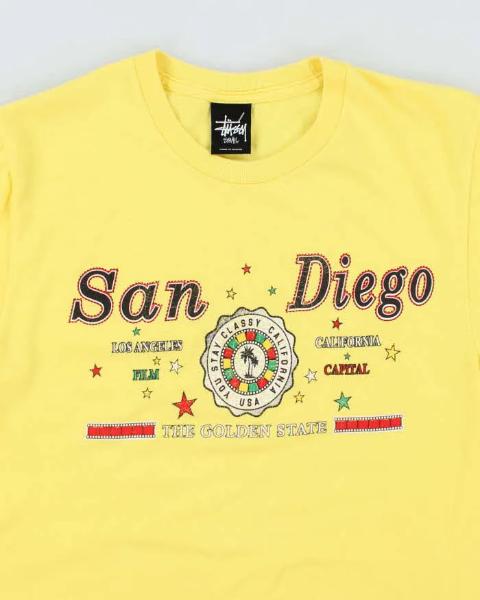 Vintage 2000's Stussy San Diego Golden State Graphic T-Shirt - S sold by Rokit product image thumbnail 3