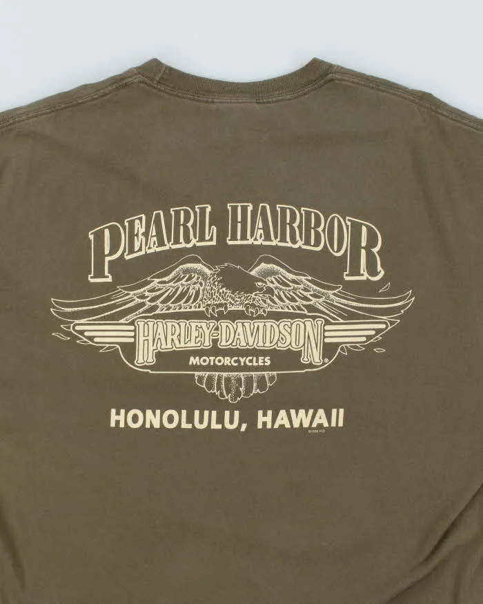 Vintage Harley Davidson War Graphic Biker T-Shirt - XL sold by Rokit product image thumbnail 4