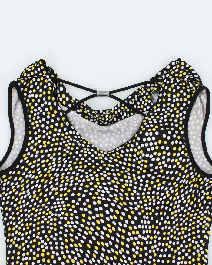 Vintage Y2k 00s Cleo Spotty Cowl Neck Top - M sold by Rokit product image thumbnail 4