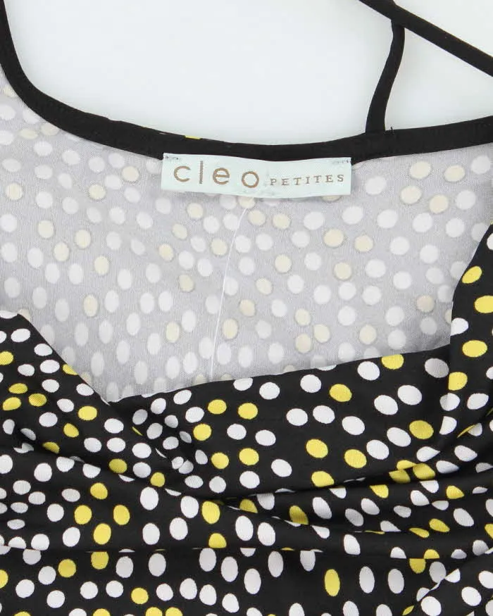 Vintage Y2k 00s Cleo Spotty Cowl Neck Top - M sold by Rokit product image thumbnail 5