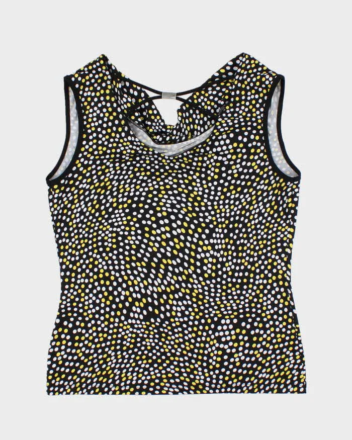 Vintage Y2k 00s Cleo Spotty Cowl Neck Top - M sold by Rokit product image thumbnail 2