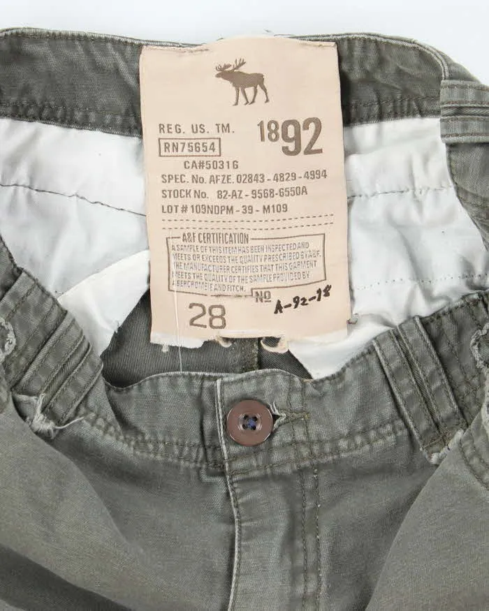 Vintage Y2K Abercrombie & Fitch Military Style Cargo Shorts - W28 L12 sold by Rokit product image thumbnail 5