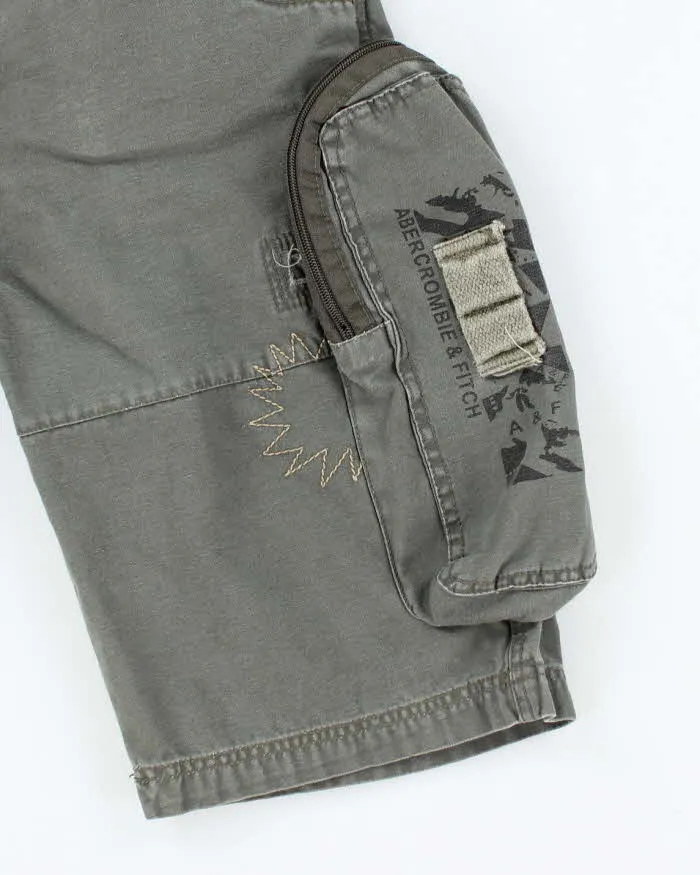 Vintage Y2K Abercrombie & Fitch Military Style Cargo Shorts - W28 L12 sold by Rokit product image thumbnail 3
