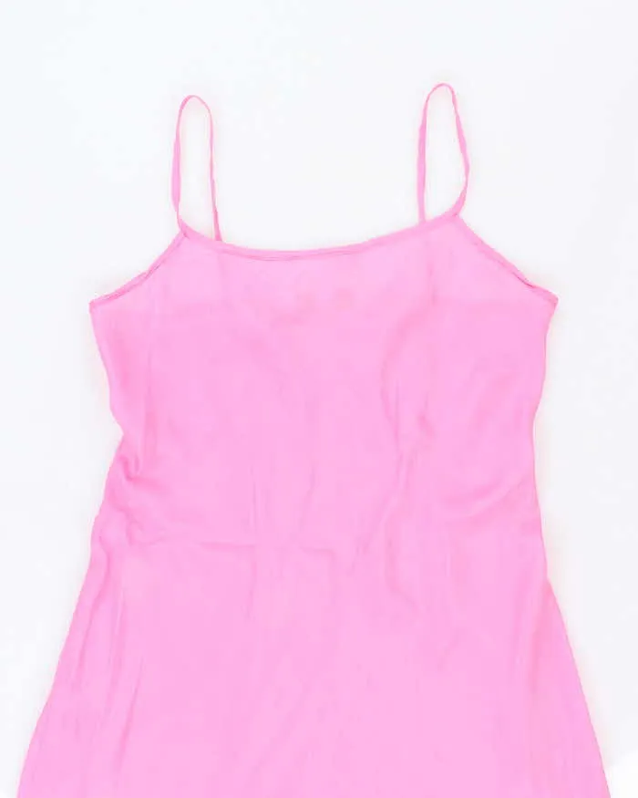 Vintage 90s Donna Ricco Silk Sheer Dress- M sold by Rokit product image thumbnail 3