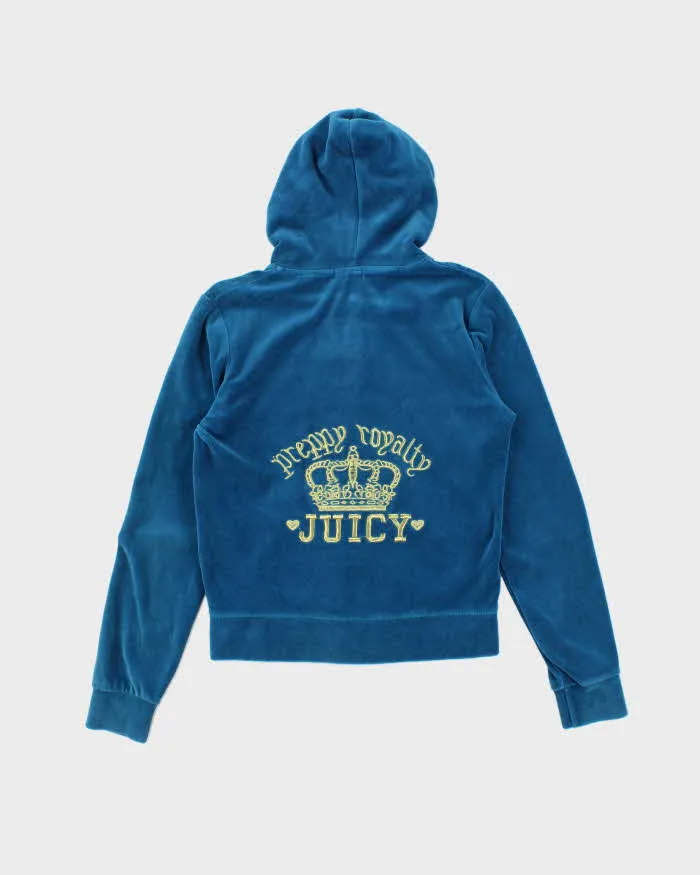 Vintage Y2K Juicy Couture Embroidered Zip Up Hoodie - M sold by Rokit product image thumbnail 2
